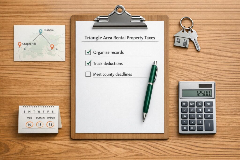 Checklist for Triangle Area Rental Property Taxes